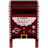 Clayre & Eef 6Y5625 Letterbox Red 21x19x34 cm Country style Christmas decoration