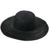 Juleeze JZHA0102Z ladies hat black fringed design elegance