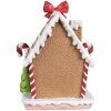 Clayre & Eef 6PR4258 Christmas stocking holder gingerbread house 13x11x18 cm