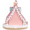 Clayre & Eef 6PR4268 Christmas House Pink Purple Polyresin 16x13x15 cm