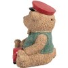 Clayre & Eef 6PR4277 Money Box Bear Brown Green Polyresin 15x13x19 cm