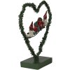 Clayre & Eef 65531 LED decoration heart gnome 26x9x28 cm Christmas decoration country house