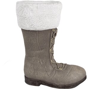 Clayre & Eef 6MG0047 Christmas Decoration Boots Grey 37x23x43 cm