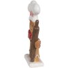 Clayre & Eef 6PR4275 Gingerbread Man Decoration Brown White 11x4x18 cm