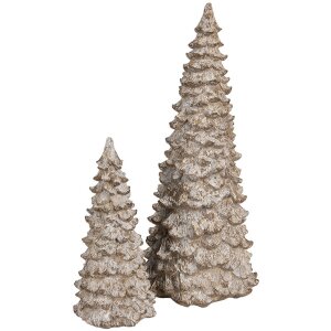 Clayre & Eef 6PR4288 Decorative Tree White Beige Ø 13x30 cm Country House Polyresin