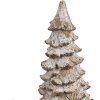 Clayre & Eef 6PR4289 Decorative Tree White Beige 9x9x18 cm Polyresin Country Style