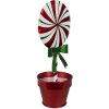 Clayre & Eef 6Y5626 Decoration Lollipop Red White Metal 12x9x26 cm