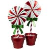 Clayre & Eef 6Y5626 Decoration Lollipop Red White Metal 12x9x26 cm