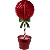 Clayre & Eef 6Y5627 Decoration Lollipop Red Metal 12x9x31 cm