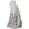 Clayre & Eef 65617 Decoration Angel White Silver-coloured 20x15x28 cm