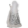 Clayre & Eef 65617 Decoration Angel White Silver-coloured 20x15x28 cm