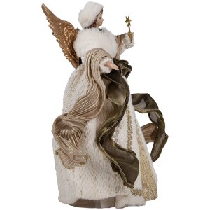 Clayre & Eef 65625 Decorative Angel Beige Gold...