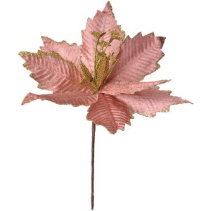 Clayre & Eef 65825 Christmas Decoration Flower Pink...