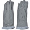 Juleeze JZGL0089G Gloves Grey 9x23x1 cm 100% polyester loop detail