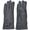 Juleeze JZGL0091G Winter gloves 9x23x1 cm grey with bow