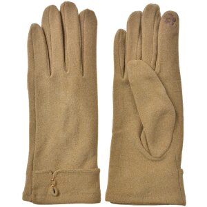 Juleeze JZGL0092BE Gloves Beige 9x23x1 cm 100% Polyester...