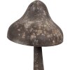 Clayre & Eef 6Y5680 Decoration Mushroom Metal Antique Look Ø 14x27 cm Brown