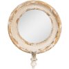 Clayre & Eef 62S304 Wall mirror with lamp Shabby Chic Beige 38x14x47 cm E14