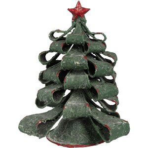 Clayre & Eef 65870 Christmas Tree Decoration Metal...