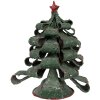 Clayre & Eef 65870 Christmas Tree Decoration Metal Green Red Ø 21x24 cm