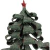 Clayre & Eef 65870 Christmas Tree Decoration Metal Green Red Ø 21x24 cm