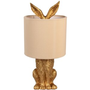 Clayre & Eef 6LMC0099GOVBE Table lamp rabbit design...