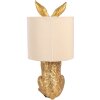 Clayre & Eef 6LMC0099GOVBE Table lamp rabbit design gold Ø20x43 cm E27 60W