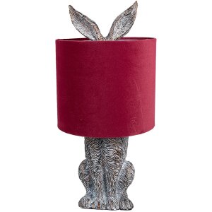 Clayre & Eef 6LMC0099VBU Table lamp rabbit design red...