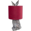 Clayre & Eef 6LMC0099VBU Table lamp rabbit design red Ø 20x43 cm E27 60W