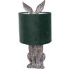 Clayre & Eef 6LMC0099VGR Table lamp rabbit design green Ø 20x43 cm E27 60W