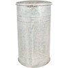 Clayre & Eef 6Y5681 Pedal bin Grey vintage-look metal 26x30x45 cm