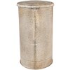 Clayre & Eef 6Y5682 Pedal Bin Brown Grey Metal 26x30x45 cm Vintage Look