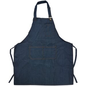 Clayre & Eef KT041.042 Apron Blue 77x68 cm 100%...