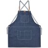 Clayre & Eef KT041.043 Apron Blue 82x70 cm 100% Polyester