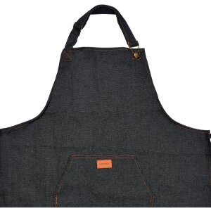 Clayre & Eef KT041.044 Apron Blue 74x65 cm 100%...