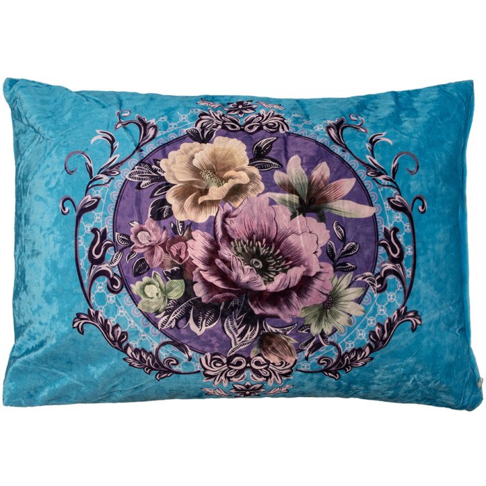 Clayre & Eef KG039.002 Decorative cushion Blue Pink 70x50x6 cm Synthetic