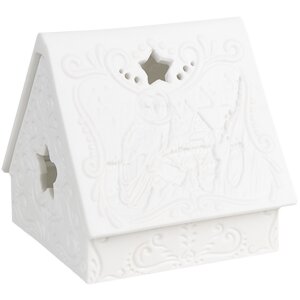 Clayre & Eef 6CE1741 Tealight Holder House Christmas...