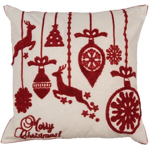 Clayre & Eef KT021.354 Cushion Cover Merry Christmas...