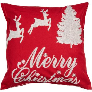 Clayre & Eef KT021.358 Cushion Cover Red White...