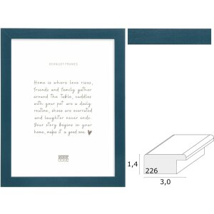 Deknudt S226K6 picture frame blue wood various formats...