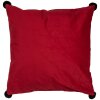 Clayre & Eef KT021.365 Cushion Cover Smile Red White 45x45 cm Polyester