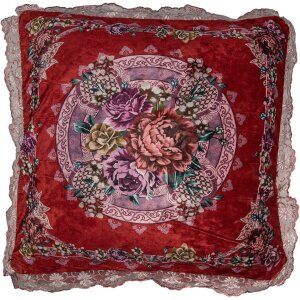 Clayre & Eef KT030.055 Cushion Cover Red Purple...