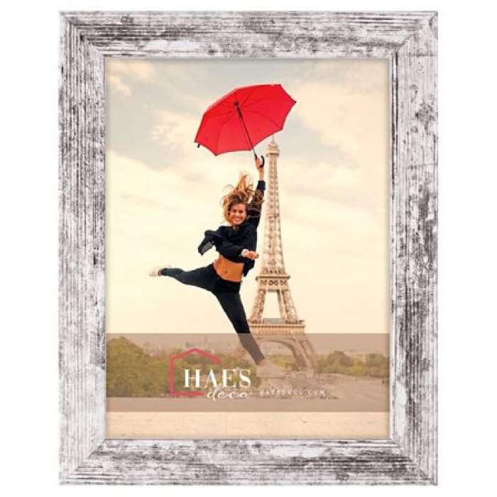 Haes Deco picture frame SP001186 Paris White Brown 18x24 cm wood effect MDF