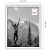 Haes Deco EF12W Easy Frame Plastic Photo Frame White 20x25 cm