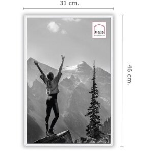 Haes Deco plastic photo frame EF6W Easy Frame White 30x45 cm