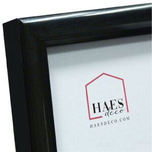 Haes Deco plastic photo frame EF1B Easy Frame Black 10x15 cm