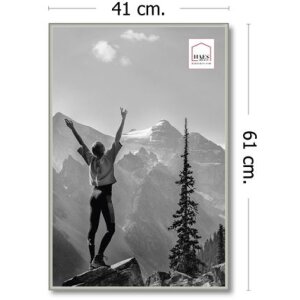 Haes Deco plastic photo frame EF9S Easy Frame Silver 40x60 cm