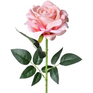 Clayre & Eef 5PL0106P Artificial Flower Rose Pink...