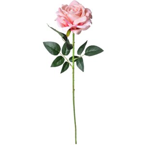 Clayre & Eef 5PL0106P Artificial Flower Rose Pink...