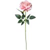 Clayre & Eef 5PL0106P Artificial Flower Rose Pink Green Ø 12x76 cm